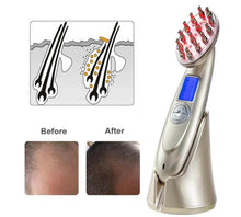 Load image into Gallery viewer, HFP RF Infrared Growth Brush and Massager